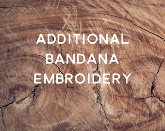 Additional Bandana Embroidery