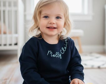 Big Sister Sweatshirt Embroidered Name | Promoted to Big Sister Gift Toddler | Big Brother Shirt Custom | New Sibling Announcement Outfit