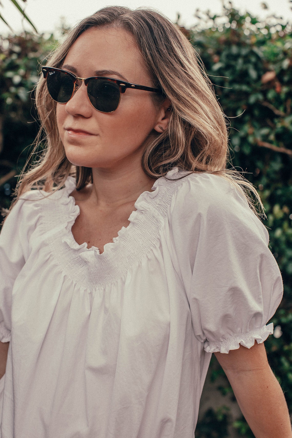 WHITE PEASANT BLOUSE short sleeve bohemian poet Edwardian Etsy