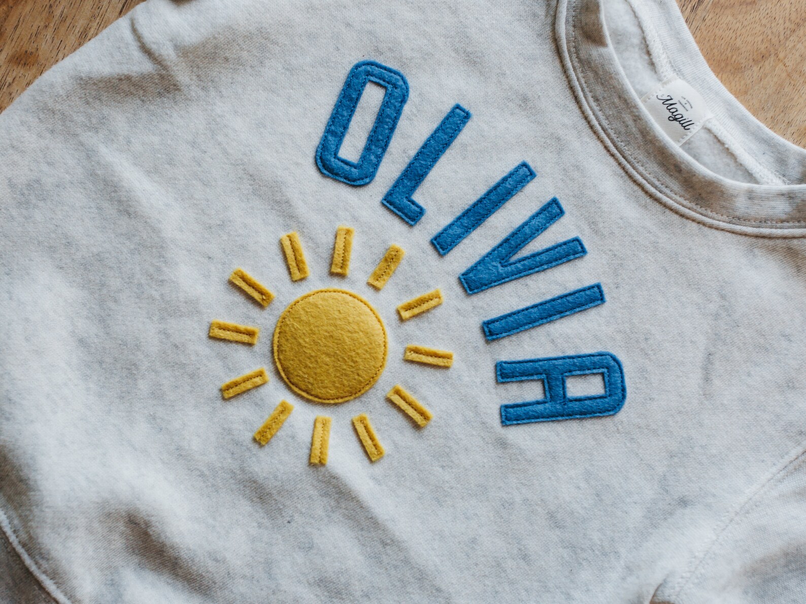 ADDON DESIGN Toddler Name Sweatshirt Sun Etsy
