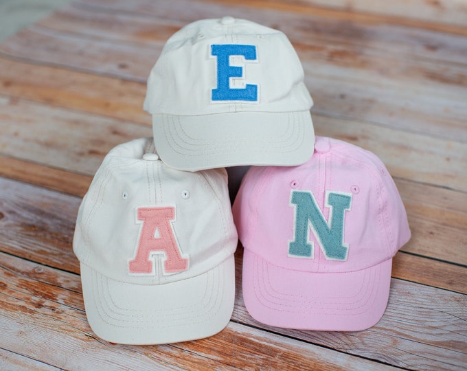 Girl for Toddler Girl Hat for Toddler Name Baseball Cap Child Hat Custom Toddler Patch Hat Initials Custom Hat Toddler Boy Gift Custom Hat