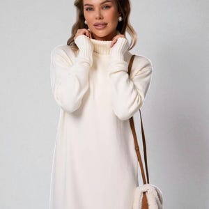 slim fit dress slacks Turtleneck Open Back Silk Satin Dress in White – IVAN YOUNG