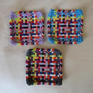 Taylor Swift Eras Potholder: Woven Cotton Trivet, 6" Square Hot Pad, Mother's Day Gift