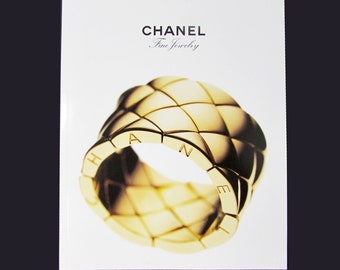 Vintage 90’s Chanel Fine Jewelry Catalog Look Book & Price List 54 Pages