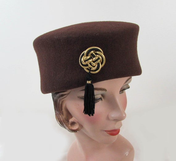 NOS Betmar Street Smart Brown Felt Hat 