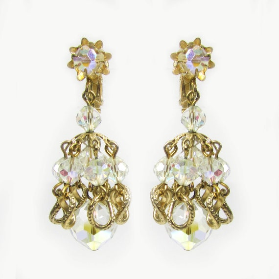 Vendome Dangling Earrings - Vintage Vendome Earrin