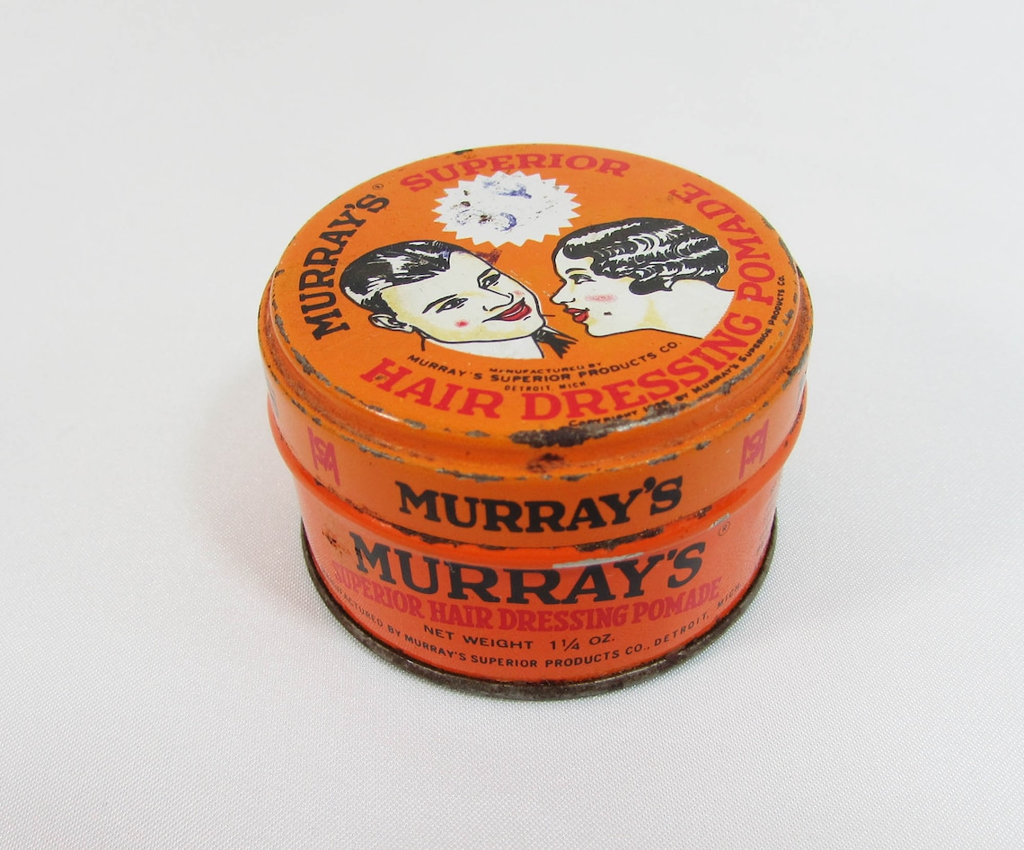 1930s Murrays Hair Drerssing Pomade Tin Etsy 1930s-murrays-hair-drerssing-pomade-tin-etsy