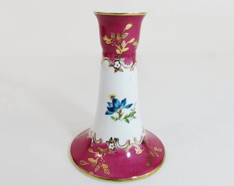 Porcelain Hat Pin Holder Vintage KPM Hand Painted Florals hat pin holder Germany Hat Pin Holder