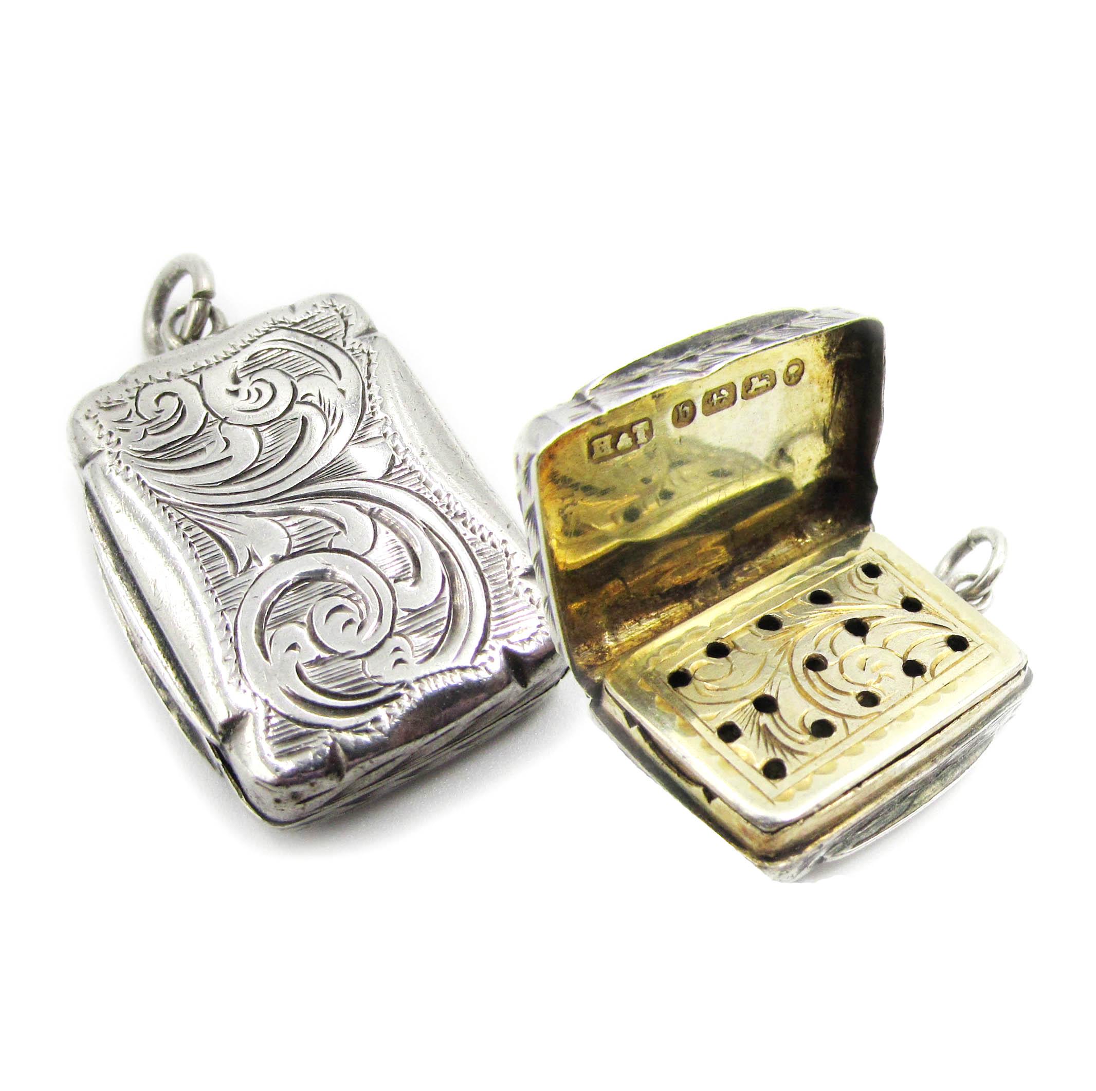 1858年 英国 アンティーク ヴィクトリアン 925 シルバー