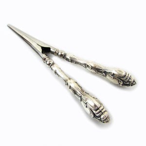 Glove Finger Stretchers, Sterling Handle  Art Nouveau - Antique Vanity