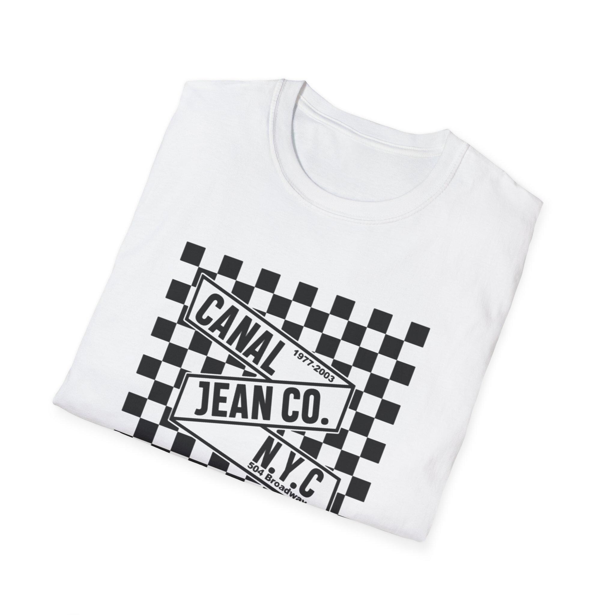 CANAL JEAN  Via.J パロディTee Canal Jeans NYC Retro: Unisex Softstyle T-shirt - Etsy