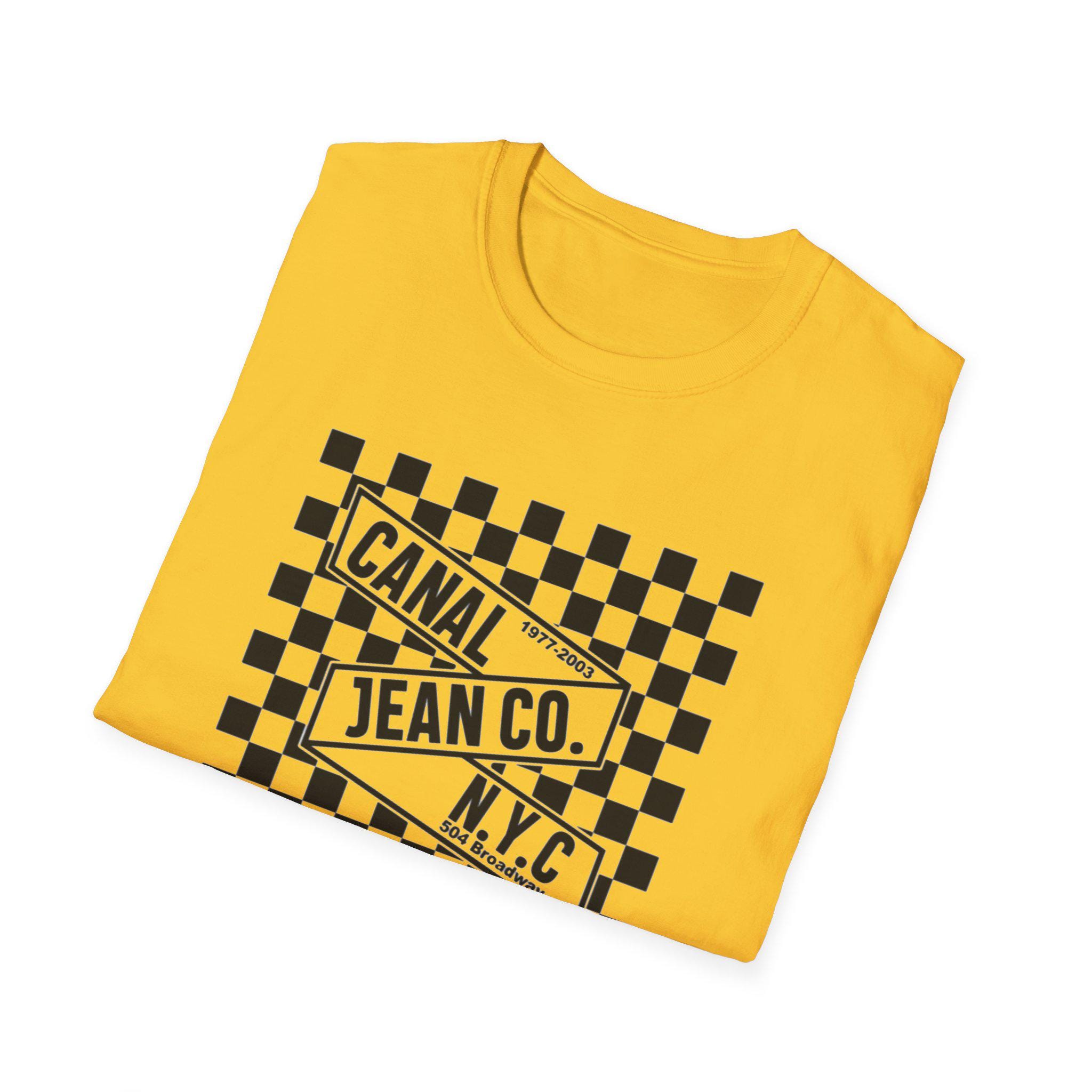 CANAL JEAN  Via.J パロディTee Canal Jeans NYC Retro: Unisex Softstyle T-shirt - Etsy