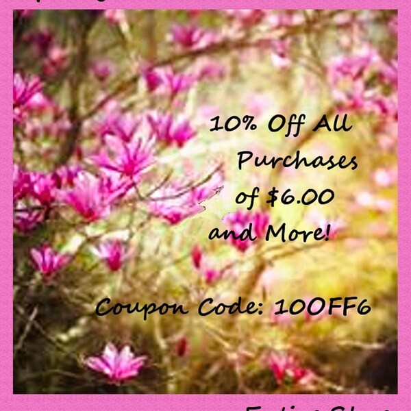 Coupon Code Fabric Etsy