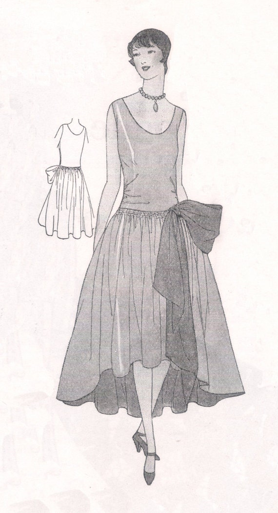 Vintage 1920's Flapper Dress Tutorial Draping a Magic Dance Frock  Reproduction Fashion Service Instructions