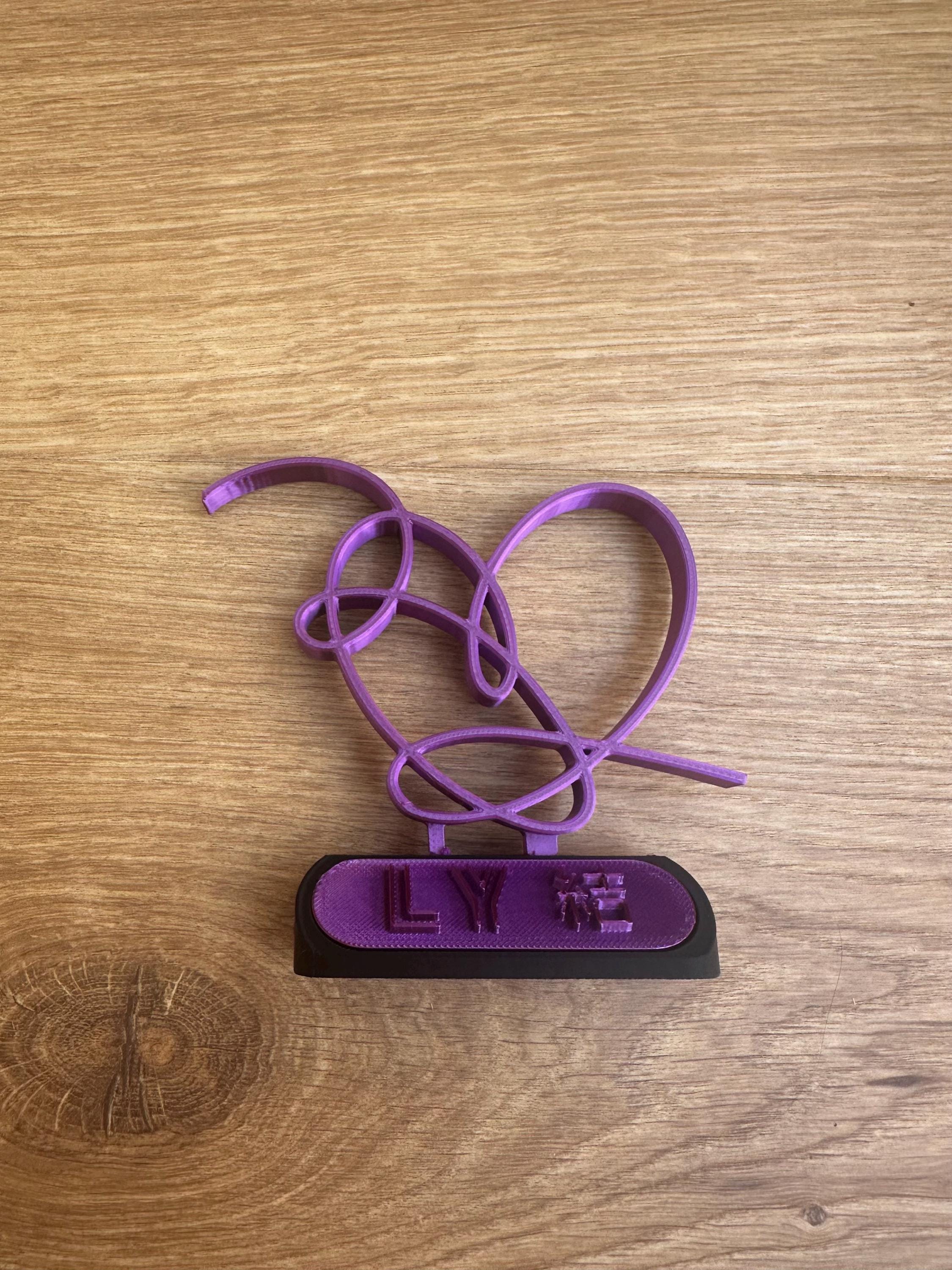 BTS Love Yourself: Answer Heart Standee - Etsy