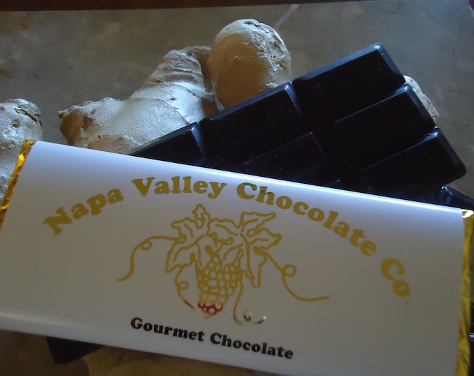 Candied Ginger Chocolate Bars from Napa Valley Chocolate Company
