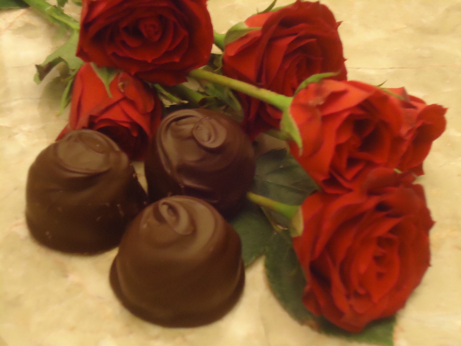 Anniversary Gift Chocolate Gift Dark Chocolate Roses and Etsy