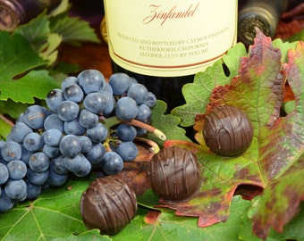 Zinfandel Chocolate Truffles from Napa Valley Chocolate Company