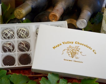 Winery Cellar Chocolate Truffle Collection from Napa Valley Chocolate Company