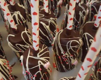 Chocolate Covered Marshmallows, Dipped in Belgian Chocolate, Wedding Favors, Party Favors, Classroom Parties, Bulk