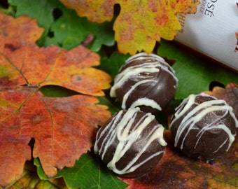 Rosé Chocolate Truffles from Napa Valley Chocolate Company