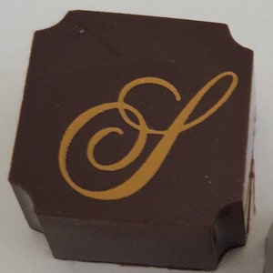 Wedding Truffles, Monogrammed Chocolates, Bride and Groom Truffles, Perfect for Wedding Favor Gifts, Welcome Gift Bags image 7