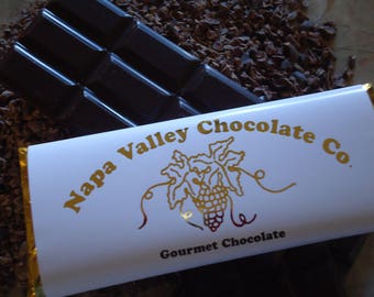 Antioxidant 70% Dark Chocolate Bars in Cherry, Cocoa Nib, Candied Ginger and Blueberry from Napa Valley Chocolate Company