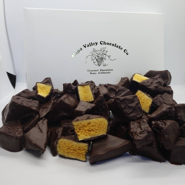 Honey Comb Candy, Sponge Candy, Sea-foam Candy, Hokey Pokey Candy, Cinder Candy from Napa Valley Chocolate Company