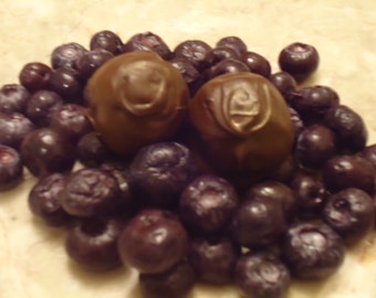 Blueberry Dark Chocolate Truffles from Napa Valley Chocolate Company