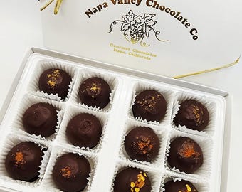 24 Pc. Exotic Chocolate Truffle Collection from Napa Valley Chocolate Company