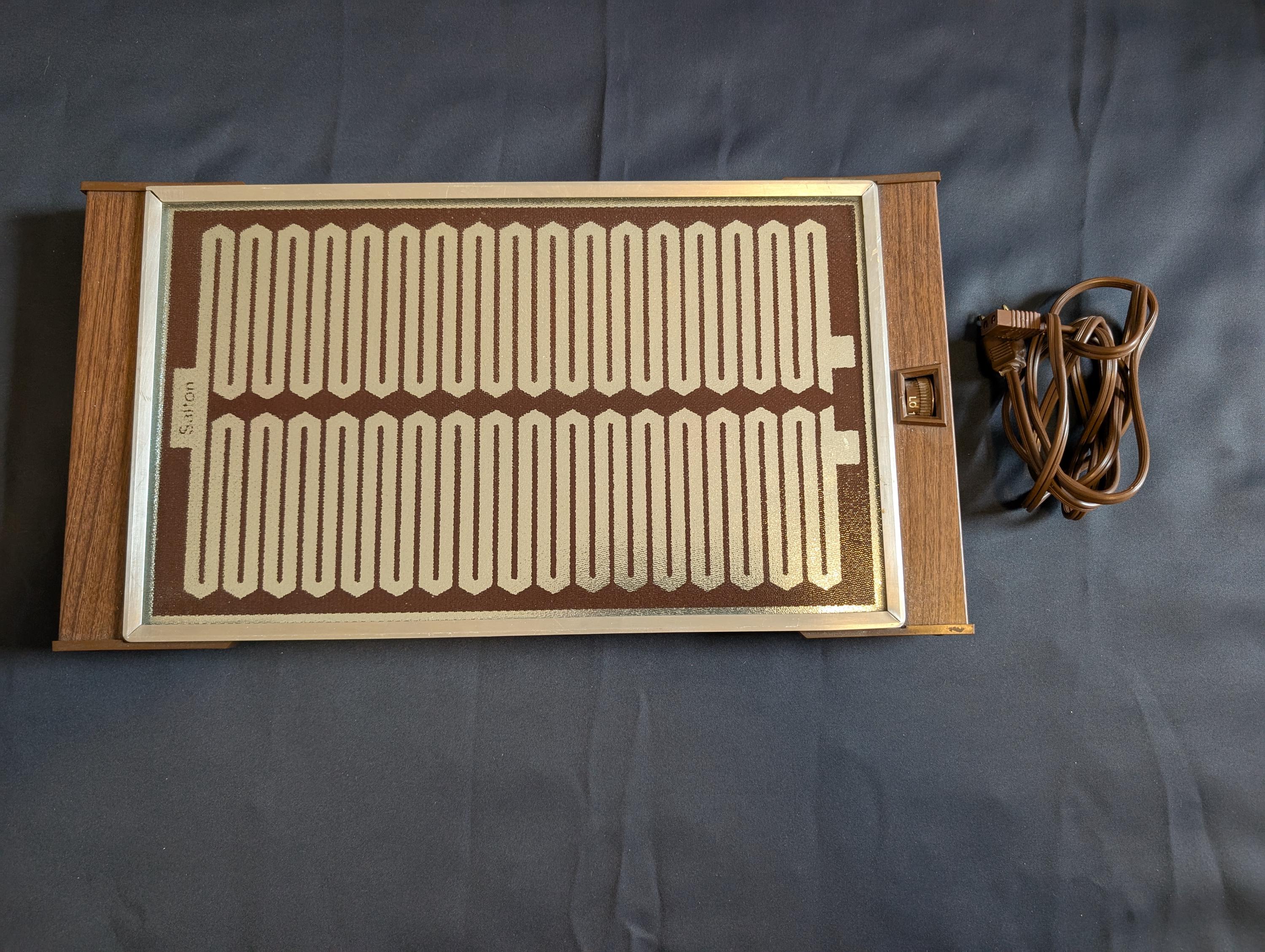 アメリカ製ビンテージ SALTON(サルトン)社 ウォーマートレイ 保温プレート HOTRAY Q101