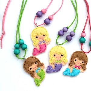 Girls mermaid necklace hotsell
