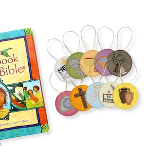 Easter Advent Ornaments, Children's Felt Easter Ornaments ~ Corresponds with The Jesus Storybook Bible (not included), Holy Week Activity