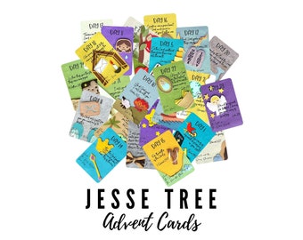 Children's Jesse Tree Advent Cards ~ Corresponds with The Jesus Storybook Bible