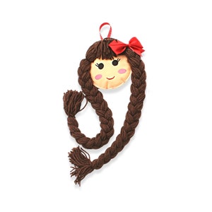 Doll Face Hair Clip Holder, Doll Face Bow Holder, Blonde, Brunette, Red, Barrette Holder, Hair Clip Organizer, Hair Bow Holder