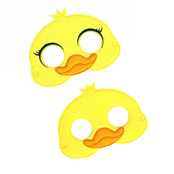 Kids Duck Mask, Duck Costume, Rubber Ducky, Kids Face Mask, Halloween Costume, Pretend Play, Dress Up, Party Favors, Costume