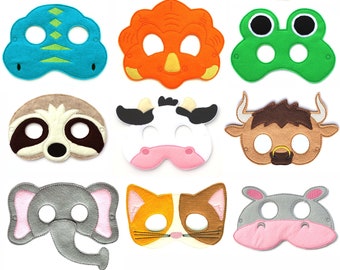 Lot De 12 Masques De Chat YGCHEN – Masques En Papier Pour Enfants, Fêtes, Anniversaire, Halloween – 20x18 Cm
