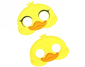 Kids Duck Mask, Duck Costume, Rubber Ducky, Kids Face Mask, Halloween Costume, Pretend Play, Dress Up, Party Favors, Costume
