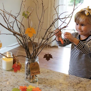 Thankful Tree (branches not included), Thanksgiving Advent, Thanksgiving Tree, Blessings, Grateful Tree, Fall Kit, Host Gift, Classroom