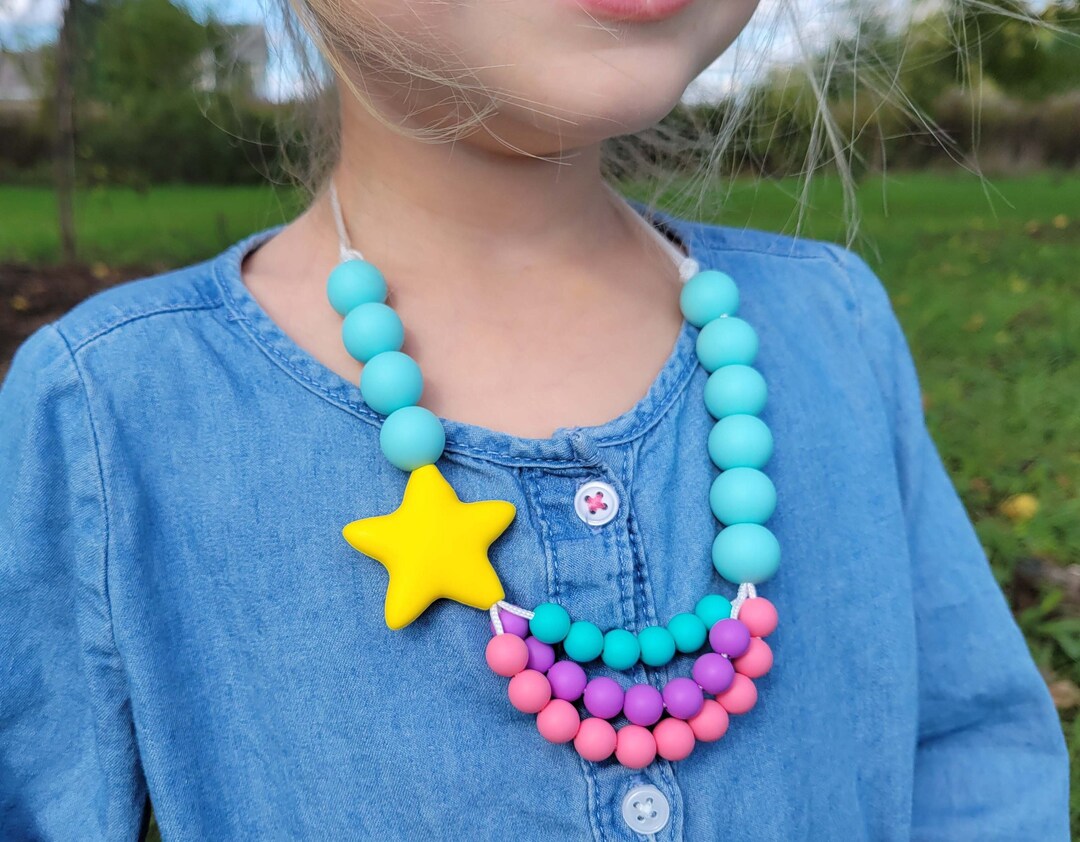 Shooting Star Necklace, Star Necklace, Girls Necklace, Toddler Jewelry