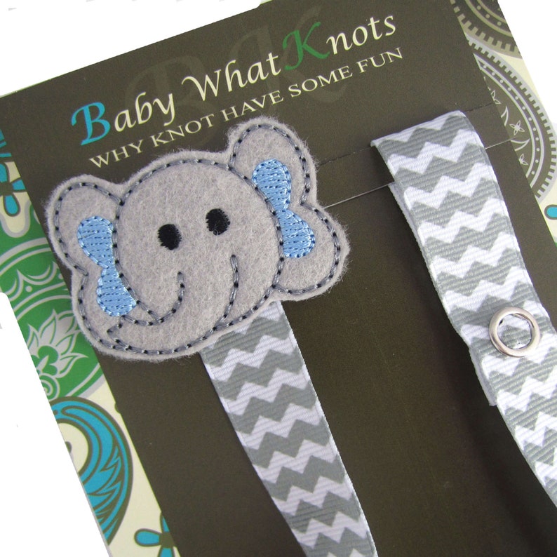 Baby Pacifier Clip Elephant Pacifier Clip Boy Pacifier Clip Etsy