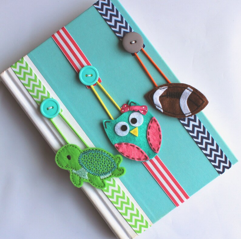 Party Favor Pack 24 Bookmarks Elastic Ribbon Kids Bookmark Etsy