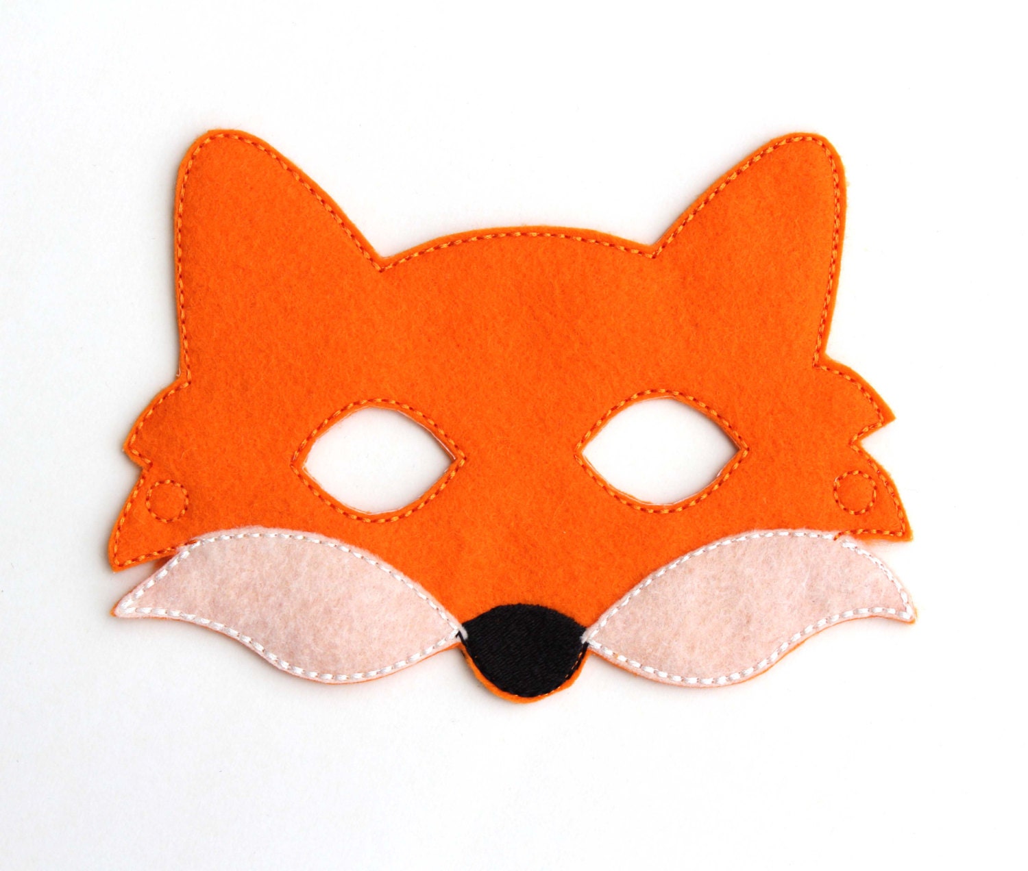 Kids Fox Mask Fox Costume Felt Mask Kids Face Mask Animal | Etsy