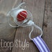 Baby Boy Pacifier Clip, Basketball Pacifier Clip, Ball Sports Pacifier ...
