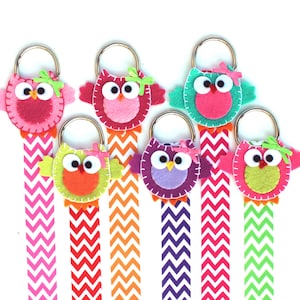 Owl Hair Clip Holder Hair Clip Organizer Accessories Organizer Barrette Holder Hair Bow Holder Party Favors Favor Treat Bag Gift Chevron