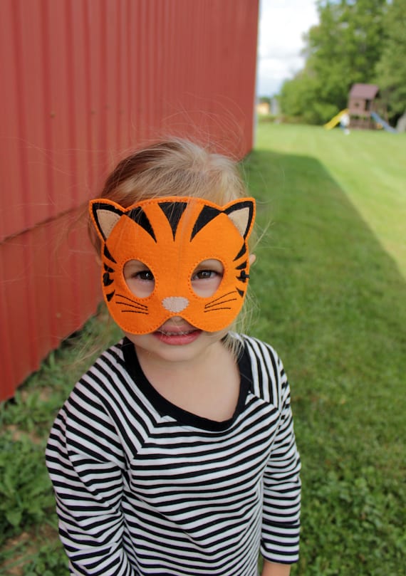 Kids Lion Mask, Lion Costume, Zoo, Felt Mask, Kids Face Mask