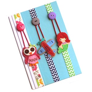 Pick ANY 2 Bookmarks, Elastic Ribbon, Elastic Bookmark, Planner Accessories, Kids Bookmark, Place Holder, Text Book, Planner image 1