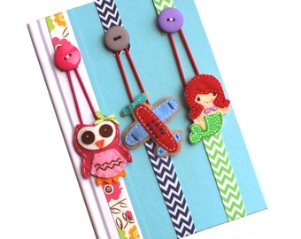 Pick ANY 2 Bookmarks, Elastic Ribbon, Elastic Bookmark, Planner Accessories, Kids Bookmark, Place Holder, Text Book, Planner