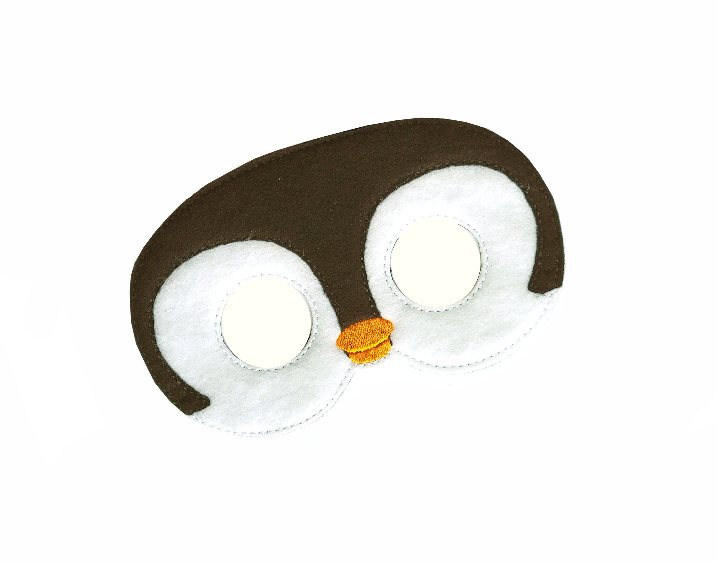 Kids Penguin Mask, Penguin Costume, Zoo, Felt Mask, Kids Face Mask, Animal Mask, Halloween Costume, Pretend Play, Dress Up, Party Favors