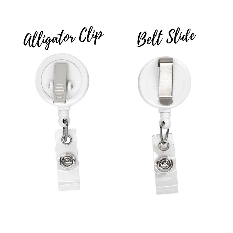 Retractable ID Badge Holder Sheriff Star Badge ID Badge Reel Etsy